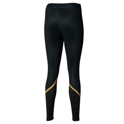 Leggins Mizuno Athletics Estampados Mujer Negros - Chile M709OGBKMW